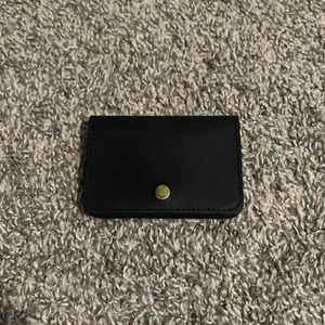 Fossil Flap Card Case - Black